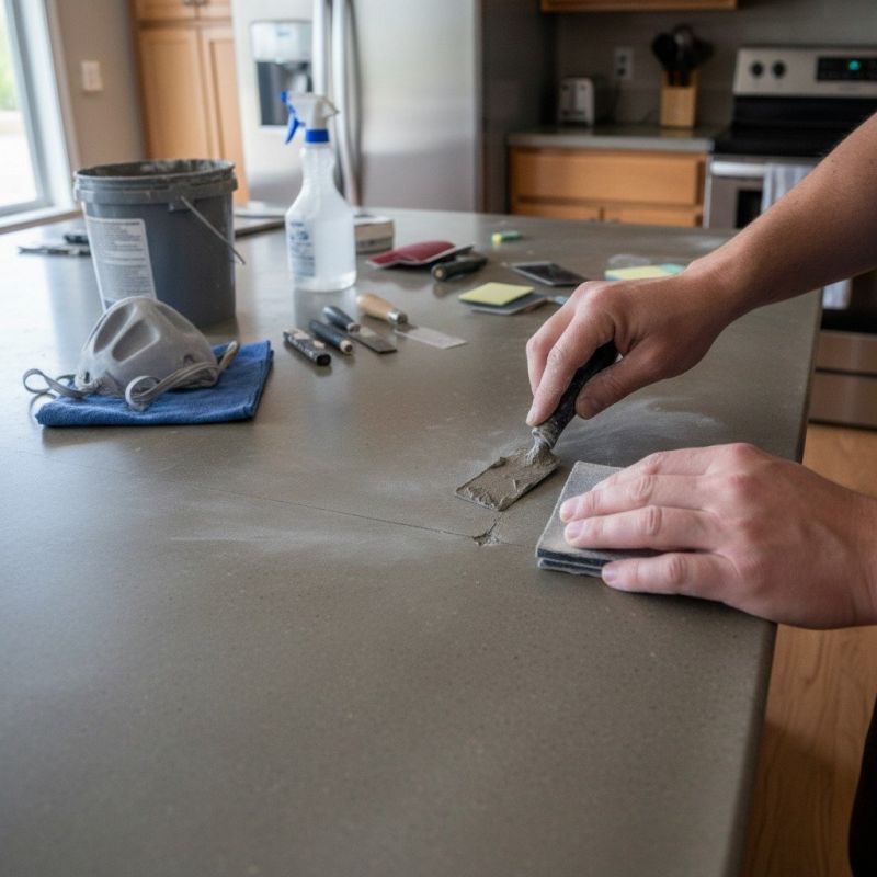 Local Wood Countertop Repair pros at work